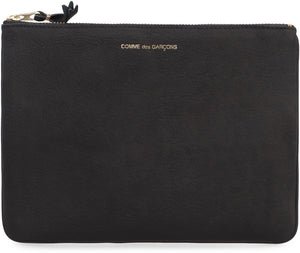 Leather flat pouch-1